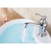 ELLO&ALLO Bathroom Faucet Modern One Hole Single Handle Vanity Sink Faucet Chrome - B016KDKTEW